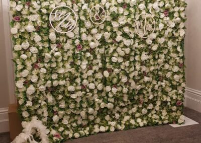 claudia flower wall hire Gloucester